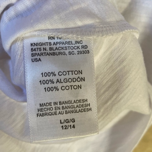 NWT NHL Anaheim Ducks Women's Black and White Raglan Top 100% Cotton Large - Picture 6 of 6